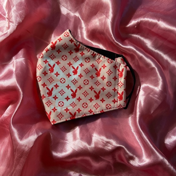 ink Playboy bunny face mask covering - Picture 3 of 4